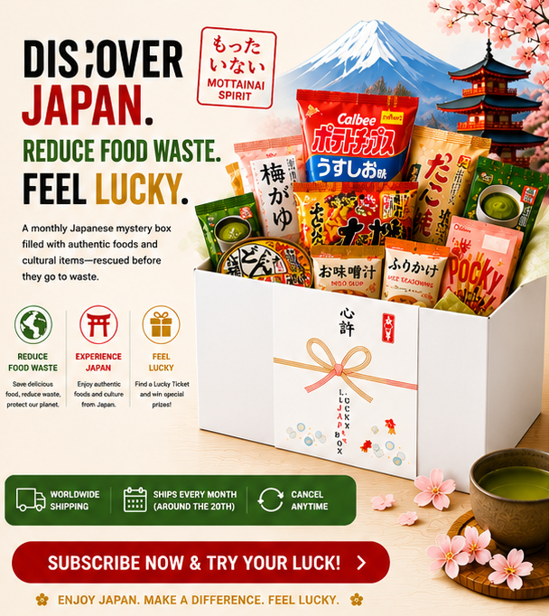 Lucky Japan Box – Japanese Snacks & Experience Mystery Box
