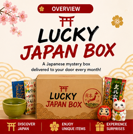 Lucky Japan Box – Japanese Snacks & Experience Mystery Box