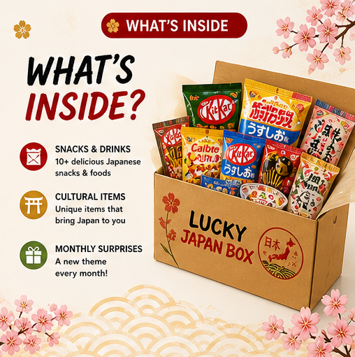 Lucky Japan Box – Japanese Snacks & Experience Mystery Box