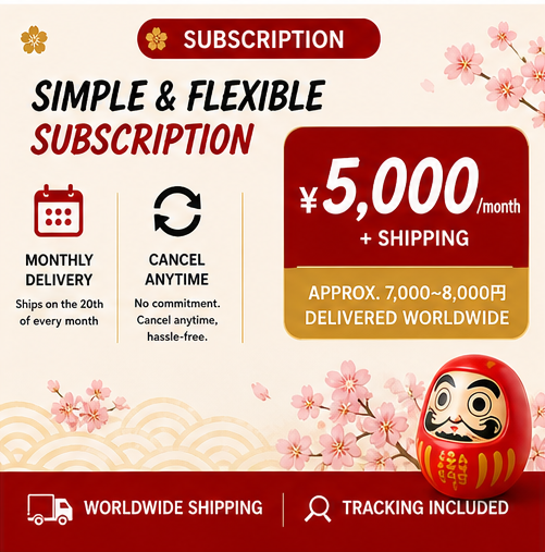 Lucky Japan Box – Japanese Snacks & Experience Mystery Box