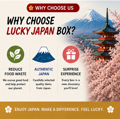 Lucky Japan Box – Japanese Snacks & Experience Mystery Box