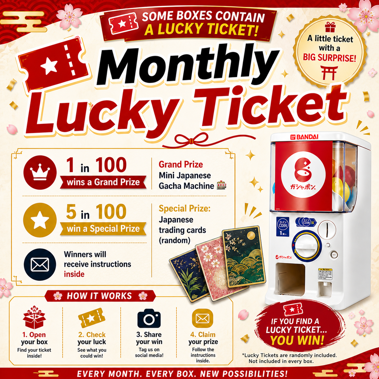 Lucky Japan Box – Japanese Snacks & Experience Mystery Box