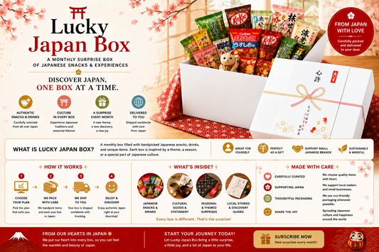 Lucky Japan Box – Japanese Snacks & Experience Mystery Box