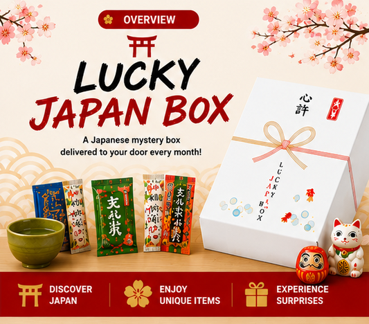Lucky Japan Box – Japanese Snacks & Culture Mystery Box